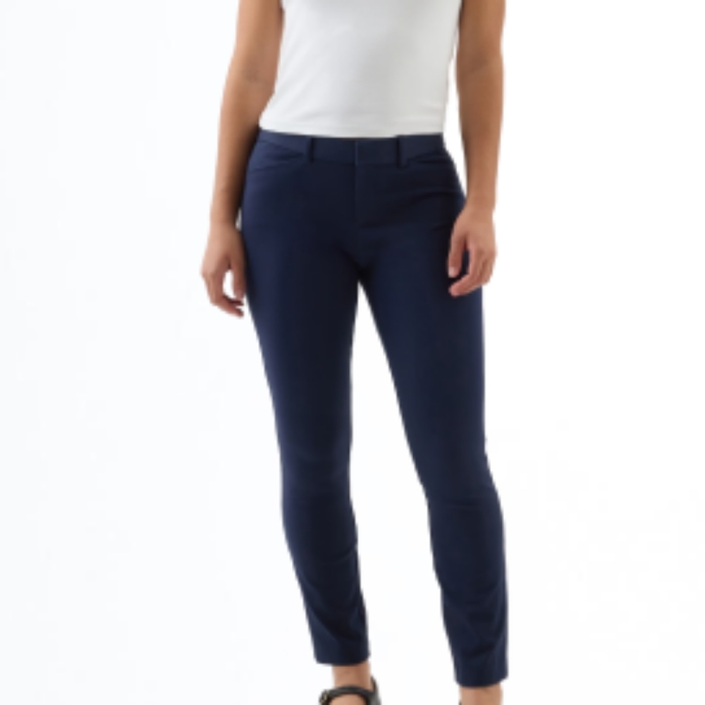 Gap Signature Skinny Ankle Pants in True Indiglo Blue Sz 14